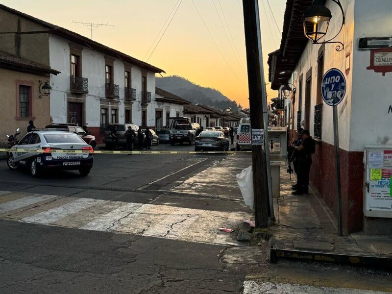 Automovilista sufre ataque armado en Pátzcuaro y queda herido