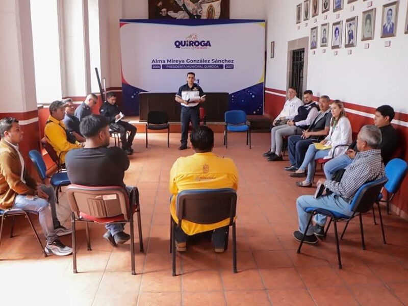 Conforma Gobierno de Quiroga Consejo Municipal de Protección Civil