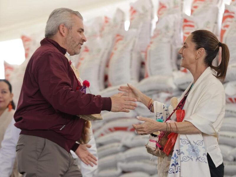 Convenio Sheinbaum-Bedolla beneficia a comunidades indígenas de Morelia con 29 mdp