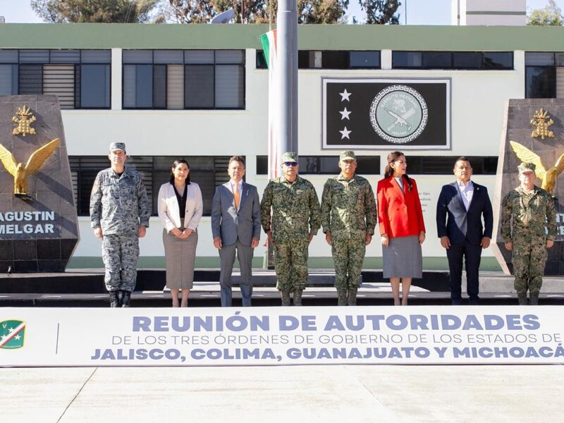 coordinación de seguridad Refuerza Gobierno de Michoacán trabajo coordinado con Jalisco, Guanajuato y Colima