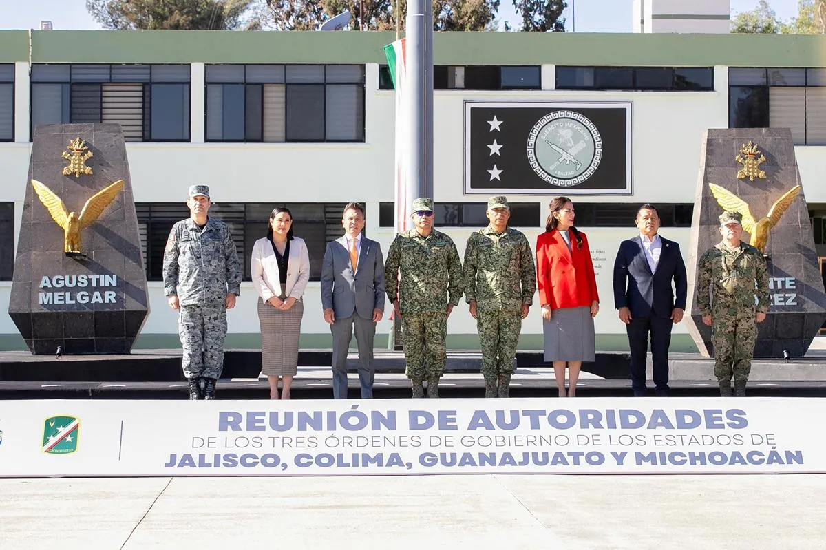 coordinación de seguridad Refuerza Gobierno de Michoacán trabajo coordinado con Jalisco, Guanajuato y Colima