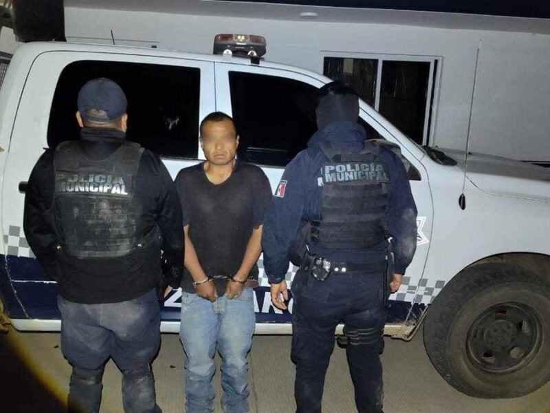 Detención individuo en posesión de marihuana GN Pátzcuaro