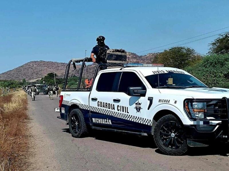 Enfrentamientos en Apatzingán movilizan a autoridades