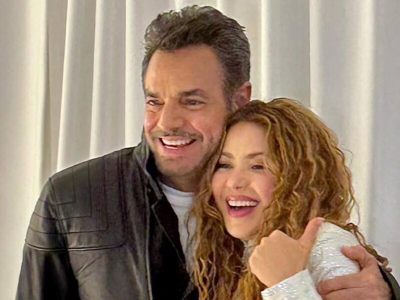 Eugenio Derbez y Shakira, antes del concierto