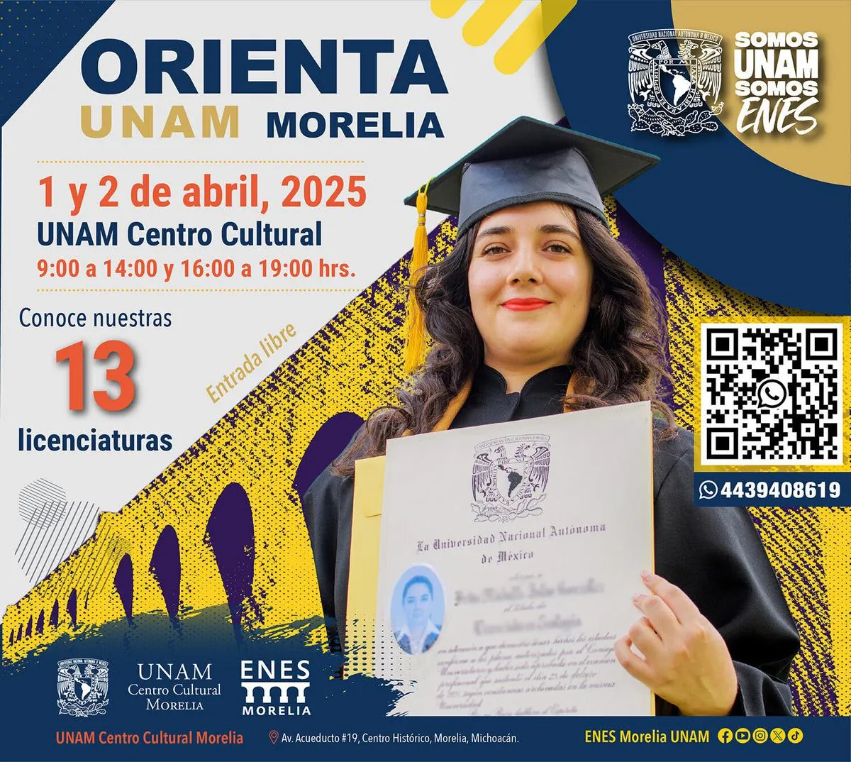 Feria de Licenciaturas en UNAM Morelia 2025