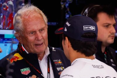 Helmut Marko confirma reunión con Checo Pérez tras salida de Liam Lawson