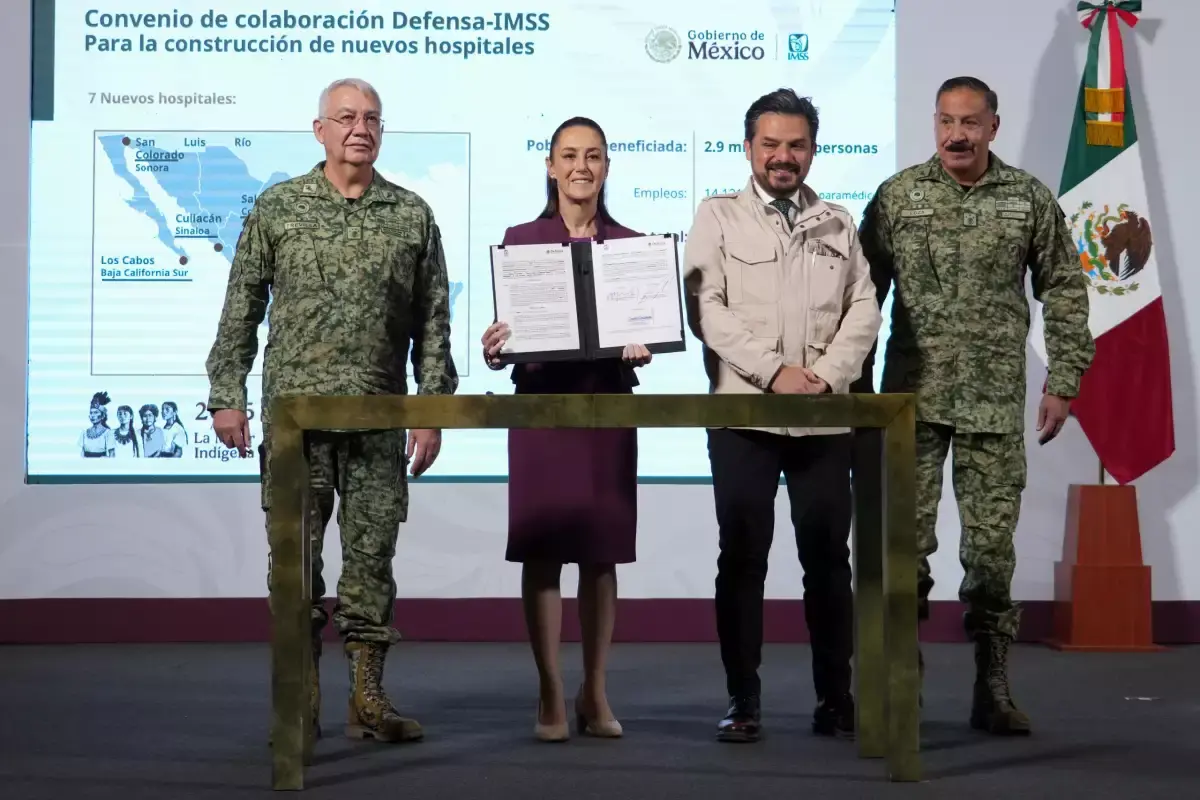 IMSS y Defensa construirán siete hospitales en México