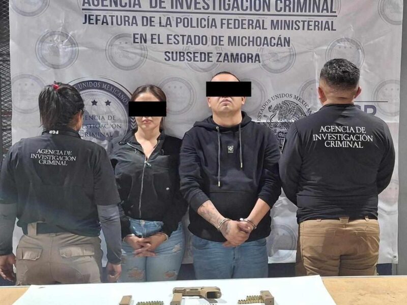 Investiga FGR a pareja armada detenida en Panindícuaro