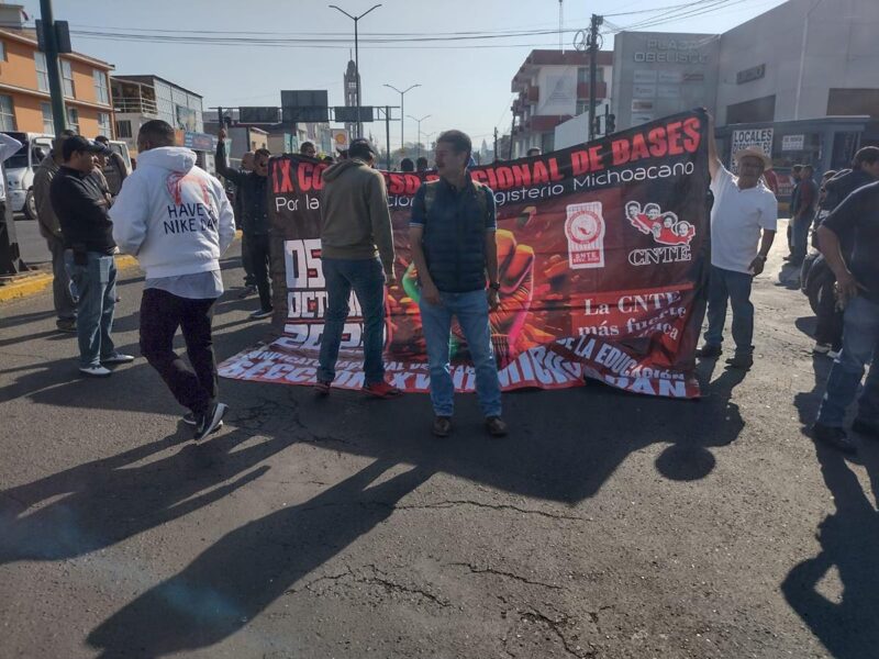 Magisterio convoca a protestas este jueves; se concentrarán frente al Congreso de Michoacán
