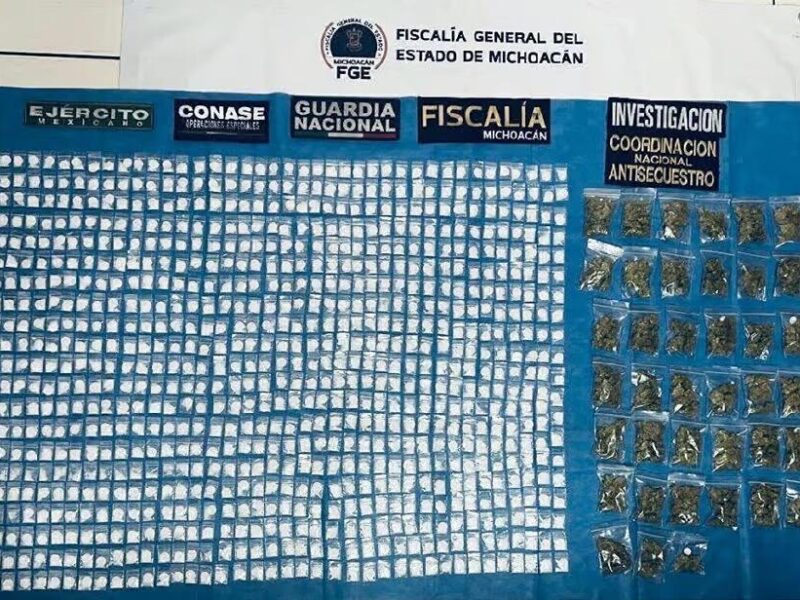 Morelia encabeza incidencia de narcomenudo en Michoacán con 31% de los 198 casos en 2025