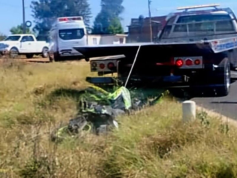 Motociclista muere en accidente al chocar contra árbol y caer a un barranco de la Pátzcuaro-Quiroga-1