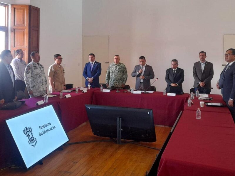 Quedó instalada Mesa de Seguridad para elecciones de Poder Judicial en Michoacán