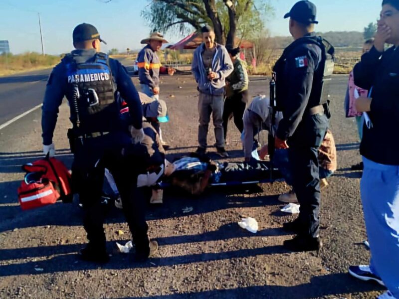 Resultado de choque de motociclista en Panindícuaro