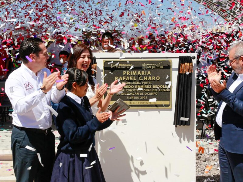 Se transforma la educación con más de mil 900 obras de Bedolla
