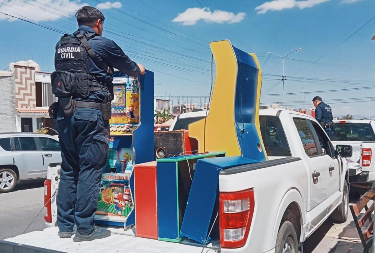 SSP decomisa 44 máquinas tragamonedas en Morelia