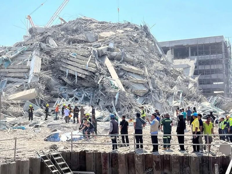 Suman 144 muertos y cientos de heridos tras terremoto de 7,7 grados en Tailandia