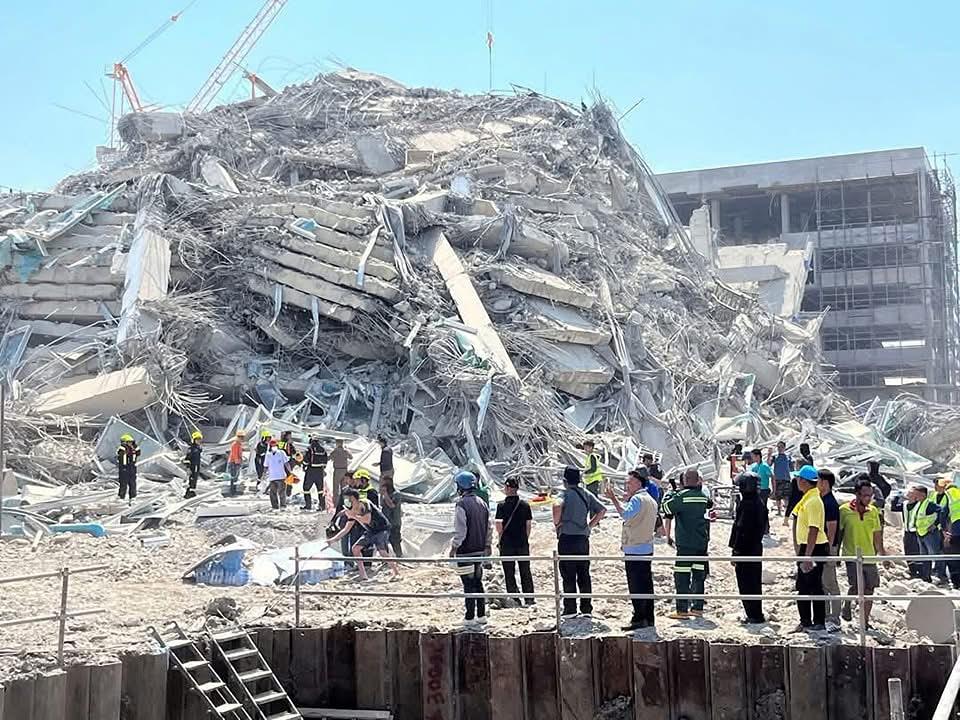 Suman 144 muertos y cientos de heridos tras terremoto de 7,7 grados en Tailandia