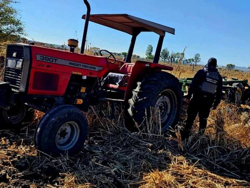 Tragedia en Numarán, campesino muere aplastado por su tractor