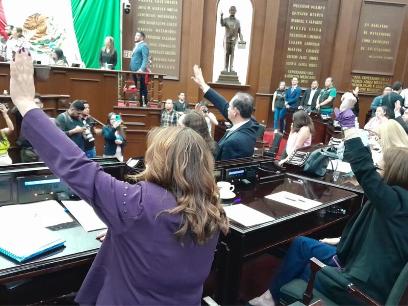 Votación para determinar dictamen Ley Orgánica de la UMSNH