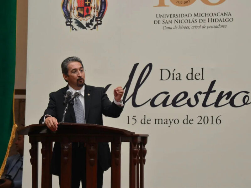El rector de la UMSNH, Medardo Serna, confía en que se evitará la Huelga en la UMSNH y que la universidad esté abierta para los estudiantes