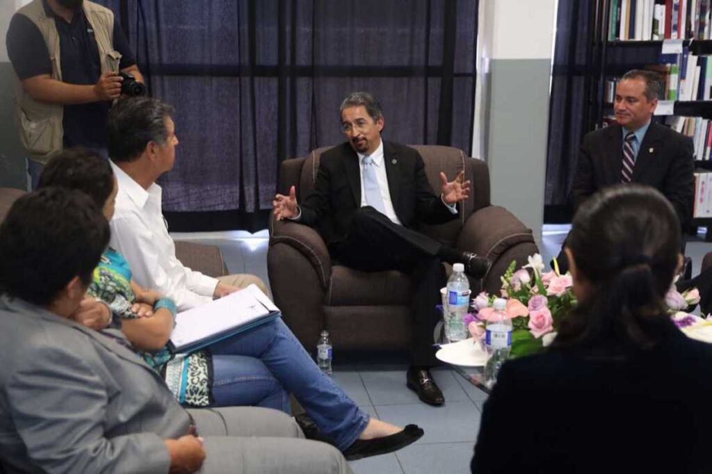 El Rector de la UMSNH, Medardo Serna González, solicita al SPUM a no detener actividades en la universidad por apoyo al SUEUM