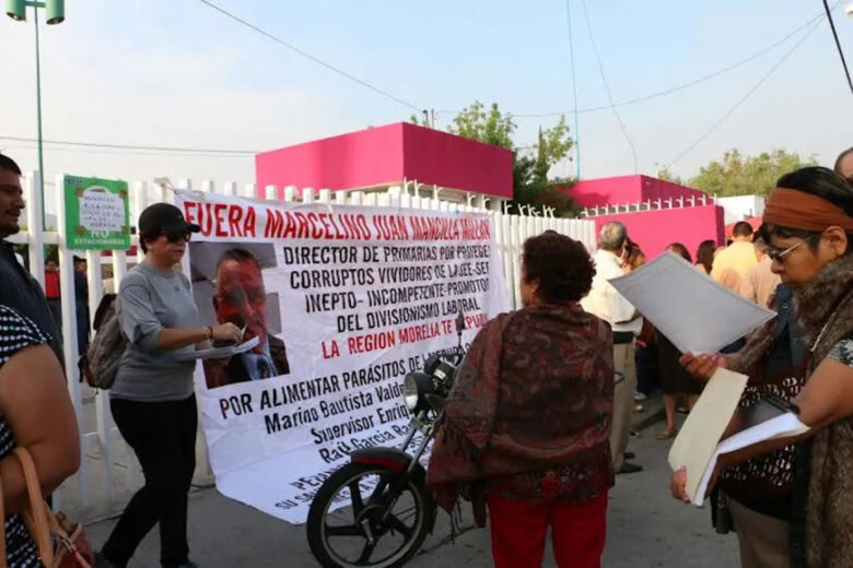 Trabajadores toman oficinas de la SEE en Michoacán por corrupción