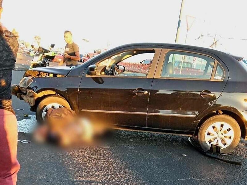 Adulto mayor atropellado en Morelia