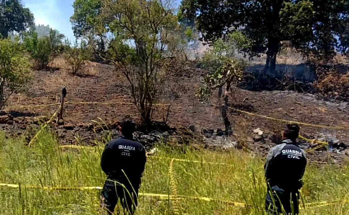 Adulto mayor muere atrapado en un incendio de pastizal registrado en Zacapu
