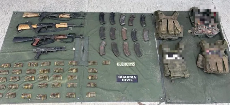 aseguran más de 350 cartuchos y cuatro fusiles en Buenavista