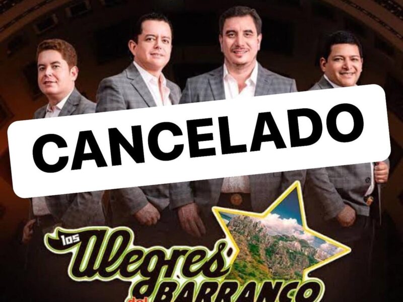 Cancelan concierto de Los Alegres del Barranco en Lázaro Cárdenas Michoacán