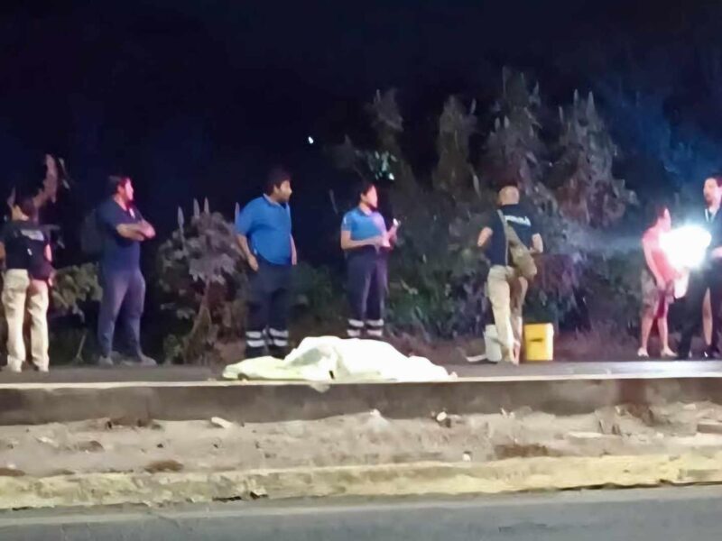 ciclista arrollado en Lázaro Cárdenas