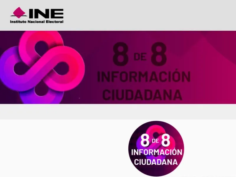 Ciudadanía puede dar información a INE de candidatos a juzgadores que incumplan con 8 de 8