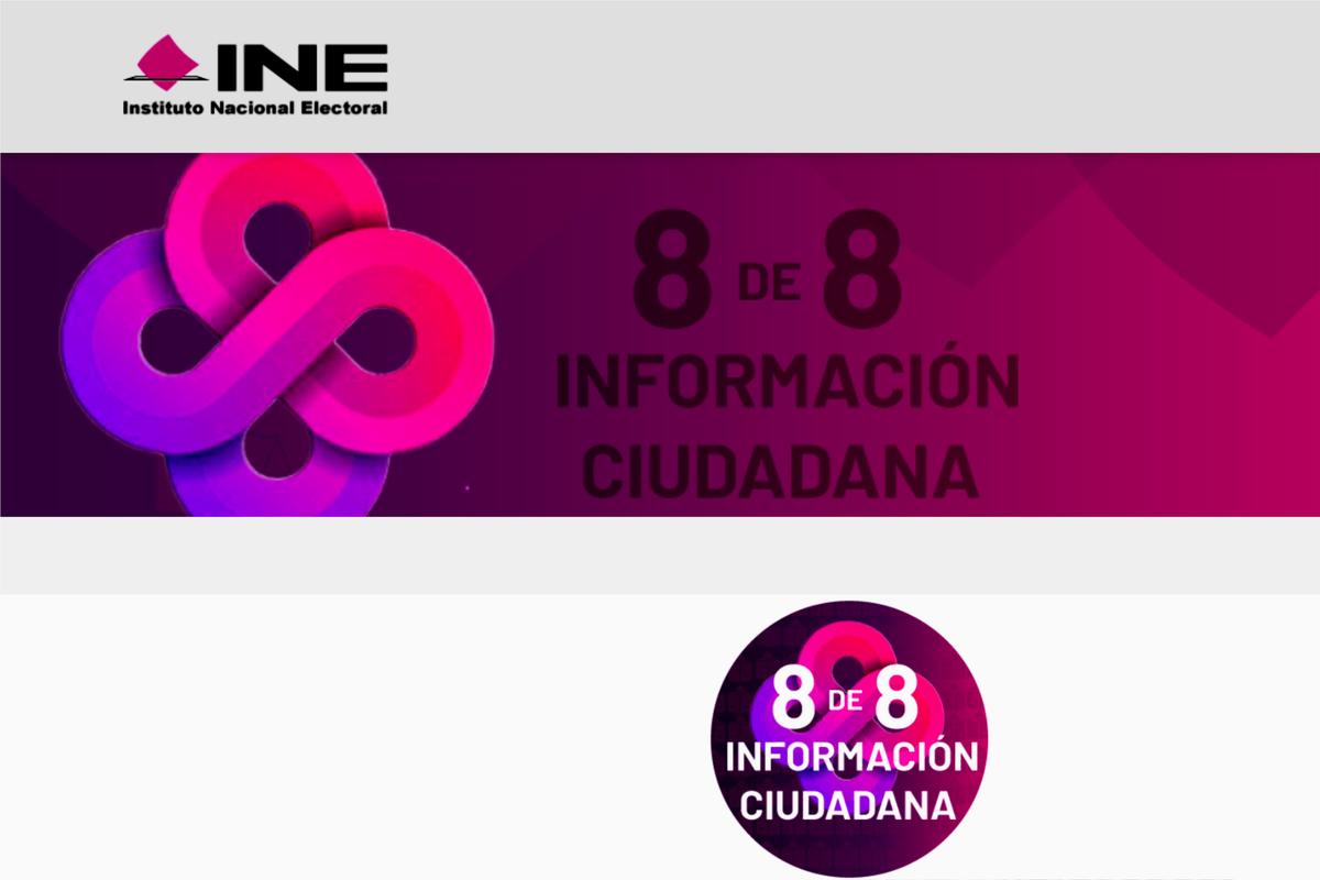 Ciudadanía puede dar información a INE de candidatos a juzgadores que incumplan con 8 de 8