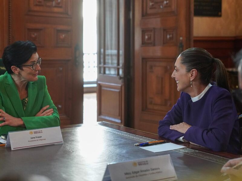 Claudia Sheinbaum y Jane Fraser discuter futuro de Citi México