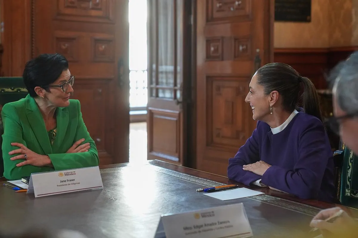 Claudia Sheinbaum y Jane Fraser discuter futuro de Citi México