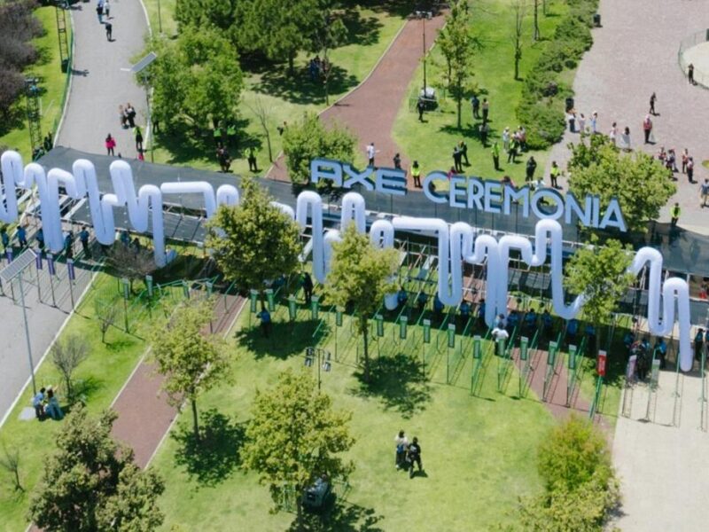 Colapso de estructura metálica en Axe Ceremonio