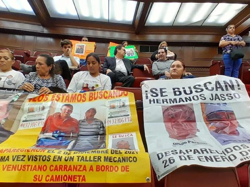 Colectivos piden cooperación internacional para resolver crisis de desaparecidos en México