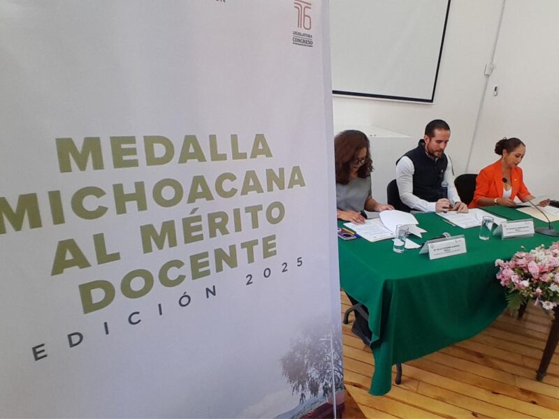 Con compromiso de que “no habrá dedazo” Congreso emitió convocatoria a Medalla Michoacana al Mérito Docente