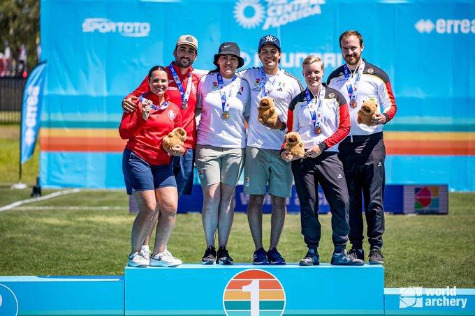 Con seis medallas, México es campeón de la Copa del Mundo de Tiro con Arco Florida 2025