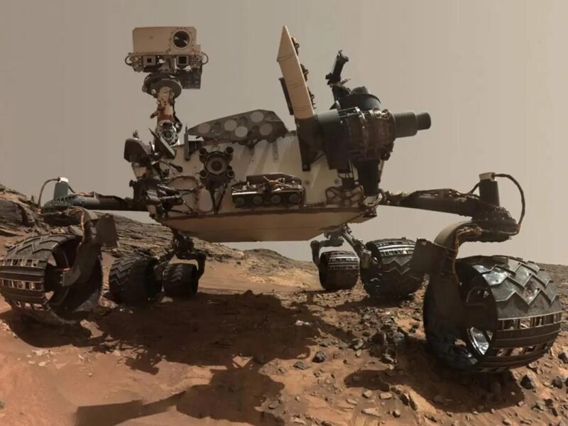 Curiosity en Marte: Imagen Aérea Revelada por NASA 1
