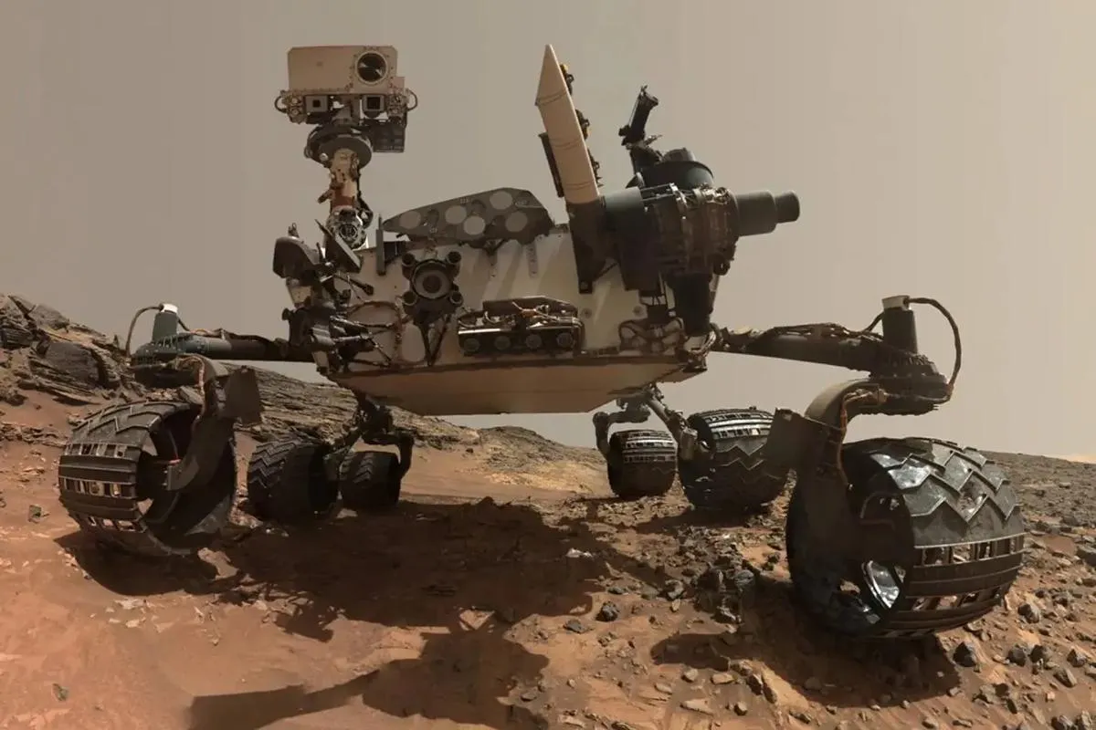 Curiosity en Marte: Imagen Aérea Revelada por NASA 1