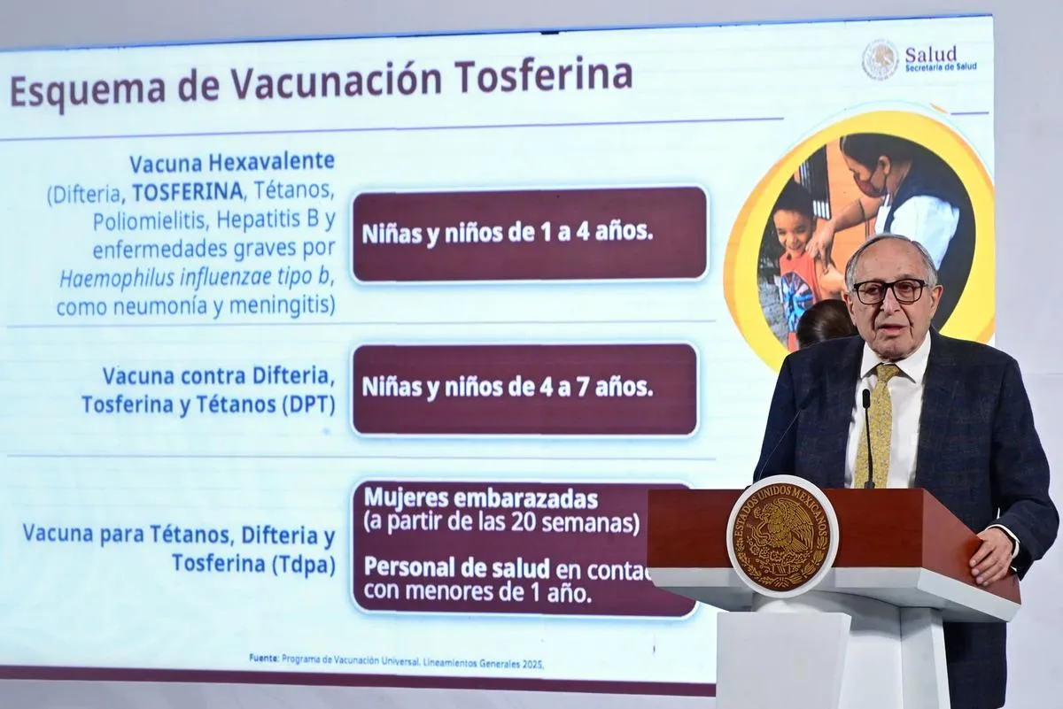 David Kershenobich reitera importancia de la vacunación contra el sarampión