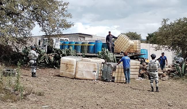 Decomiso de huachicol: aseguran 65 mil litros de combustible