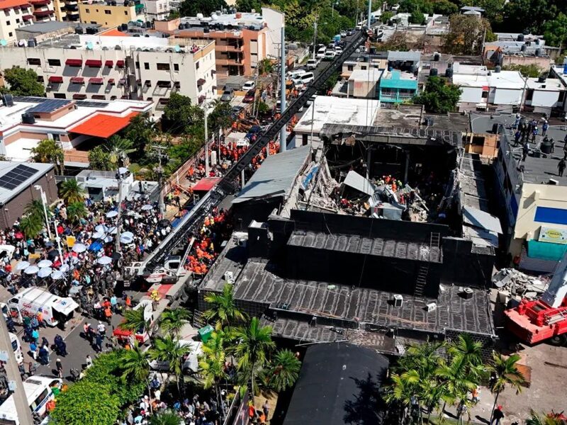 Derrumbe en discoteca de Republica Dominicana asciende a 136 muertos