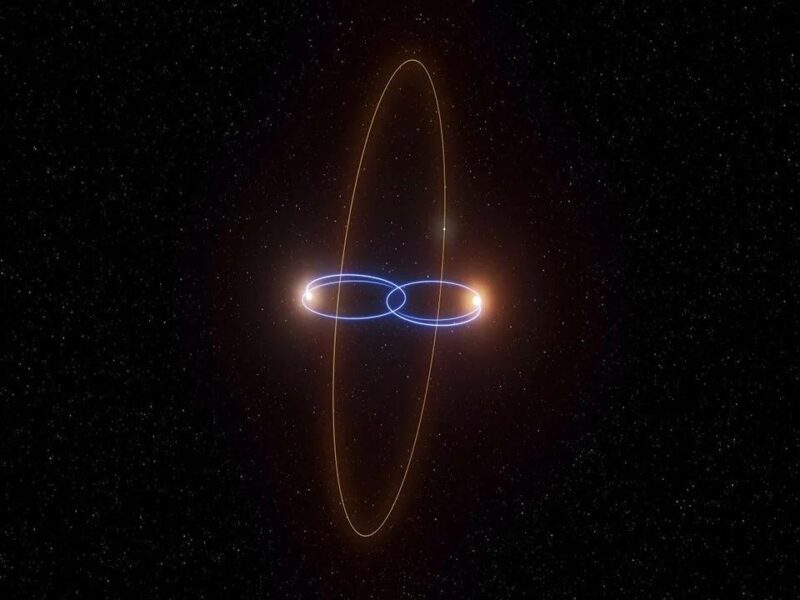 Descubren un exoplaneta en órbita polar alrededor de enanas marrones 1