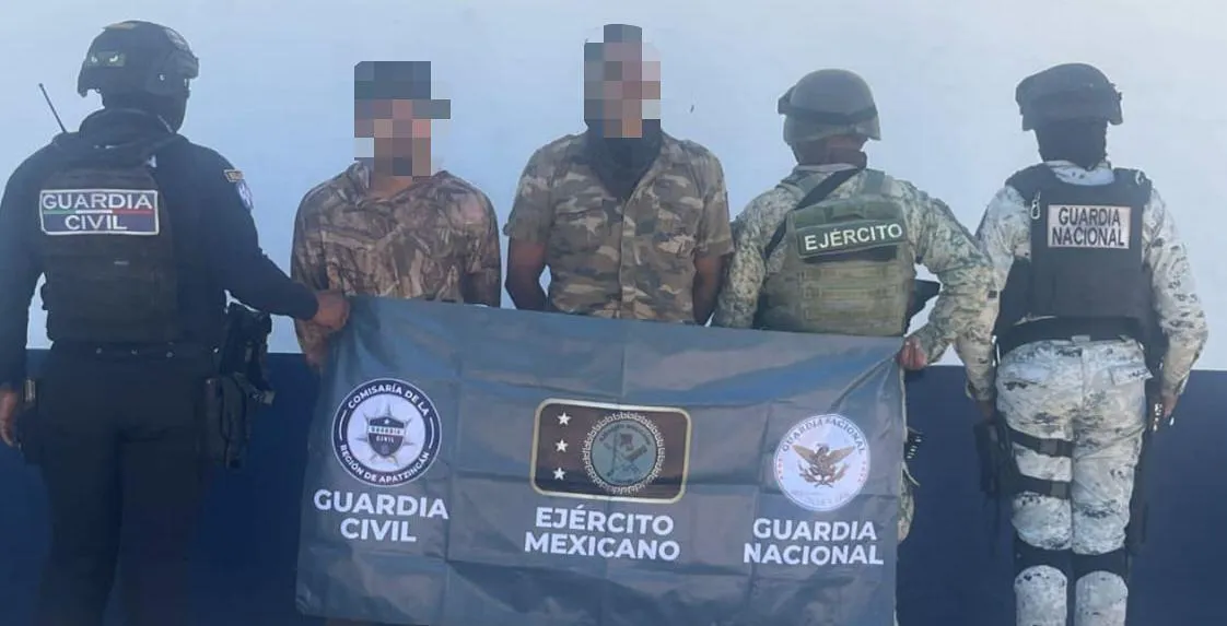 Detención de personas armadas en Buenavista