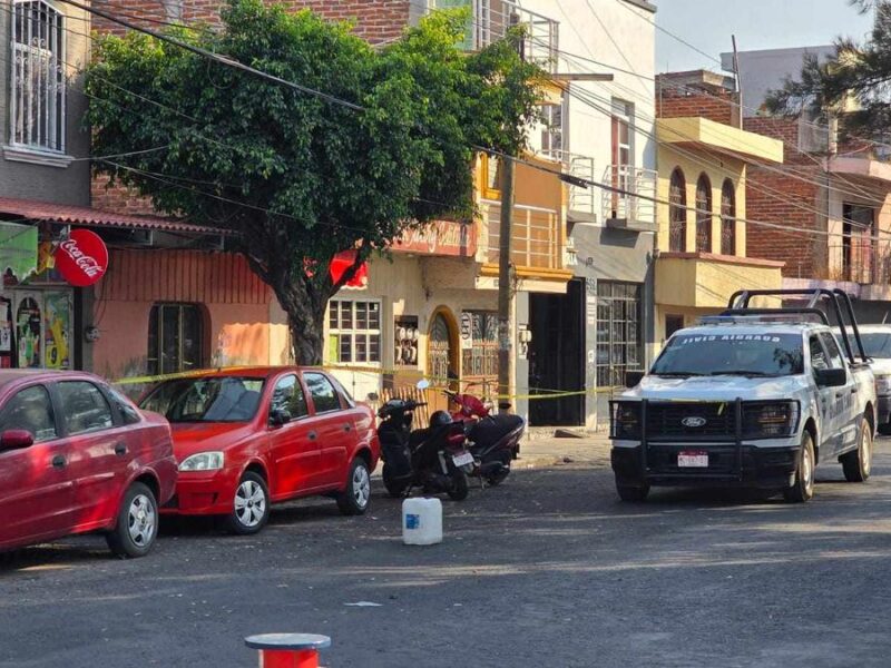 Domicilio en Zamora donde fue asesinado un albañil