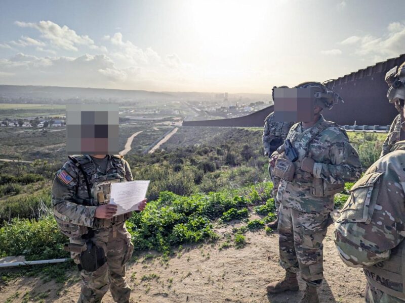 EEUU control militar en la frontera con México y podría detener migrantes | Foto: Comando Norte de EEUU