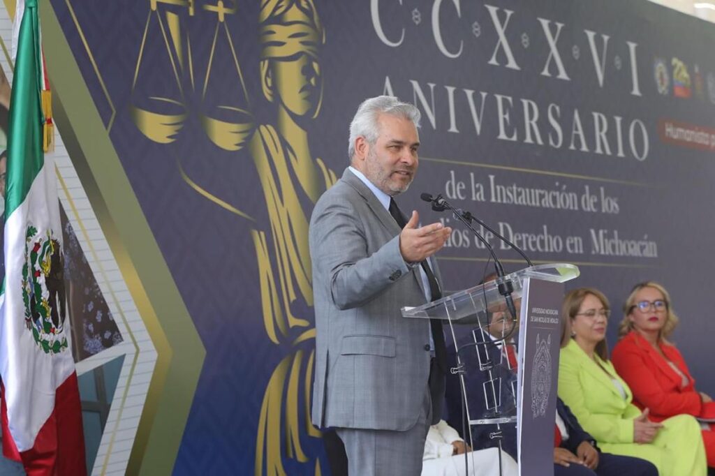 Elección judicial en Michoacán, reflejo del derecho transformador: Bedolla