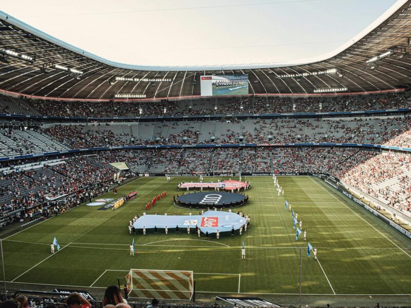 Estadio de Fútbol de la liga de Campeones